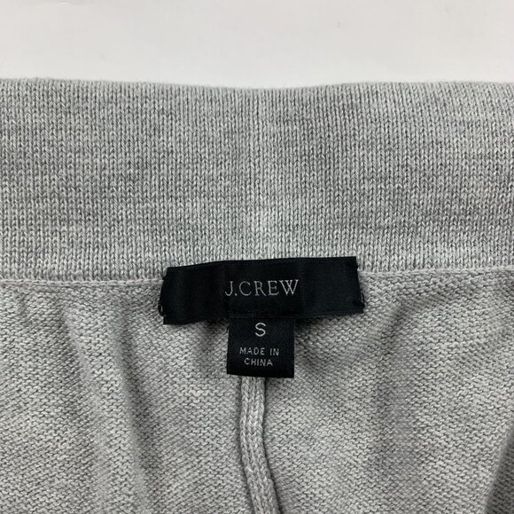 J.Crew Light Gray Heather Cashmere Blend Knitted Jogger Lounge Pant S - Picture 3 of 6